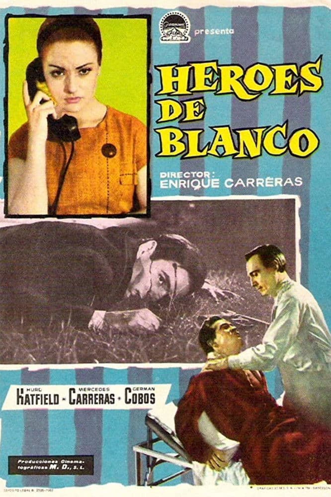 Hombres y mujeres de blanco